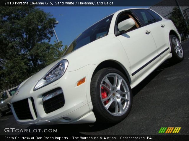 2010 Porsche Cayenne GTS in Sand White