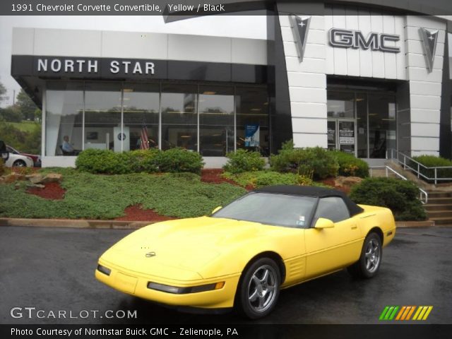 1991 Chevrolet Corvette Convertible in Yellow