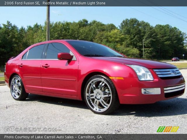 2006 Ford Fusion SE in Redfire Metallic