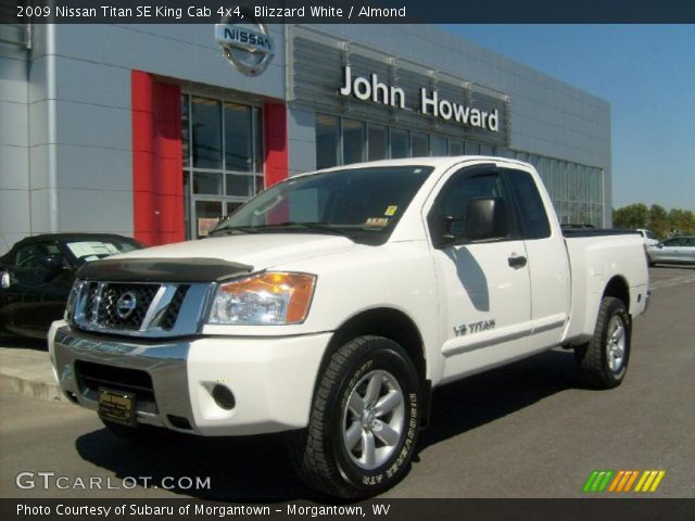 2009 Nissan Titan SE King Cab 4x4 in Blizzard White