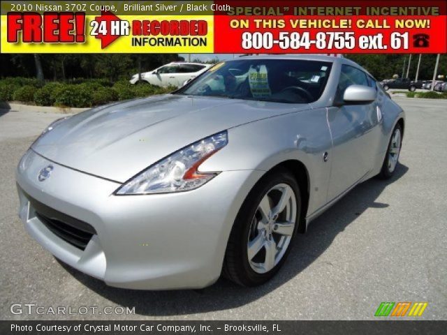 2010 Nissan 370Z Coupe in Brilliant Silver
