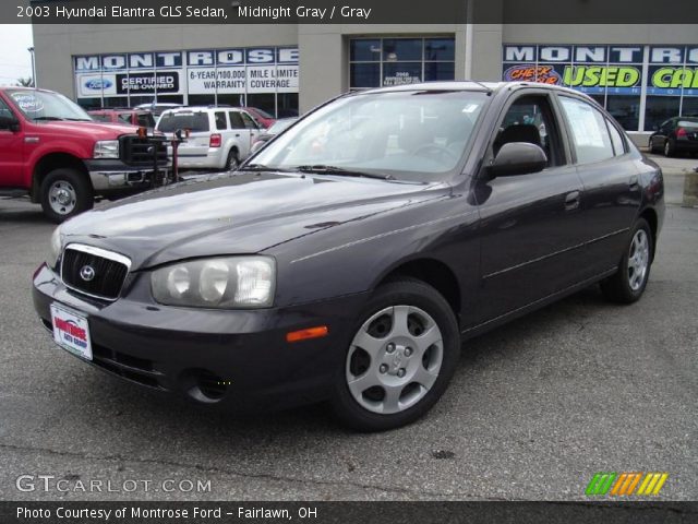 2003 Hyundai Elantra GLS Sedan in Midnight Gray