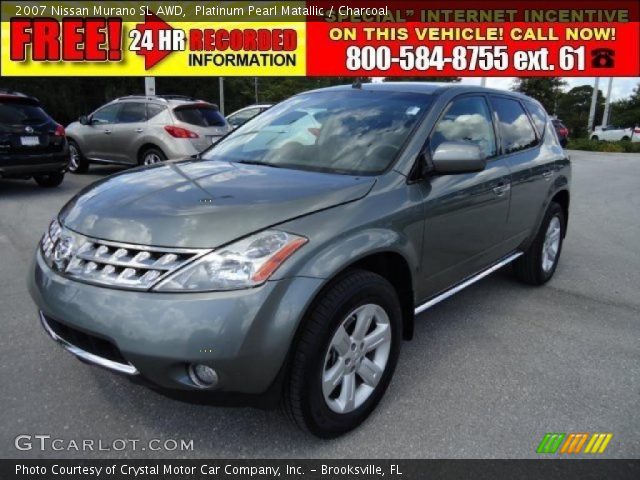 2007 Nissan Murano SL AWD in Platinum Pearl Matallic
