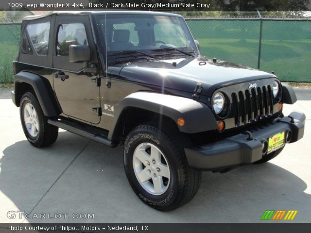 2009 Jeep Wrangler X 4x4 in Black