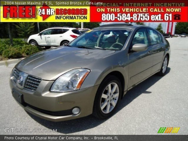 2004 Nissan Maxima 3.5 SL in Spirited Bronze