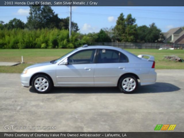 2003 Honda Civic EX Sedan in Satin Silver Metallic