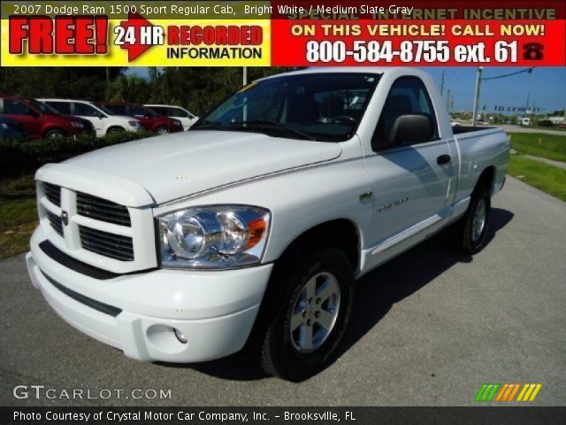 2007 Dodge Ram 1500 Sport Regular Cab in Bright White