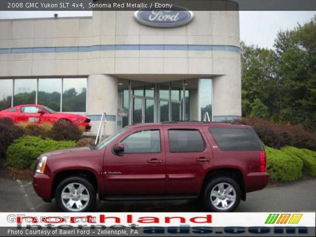 2008 GMC Yukon SLT 4x4 in Sonoma Red Metallic