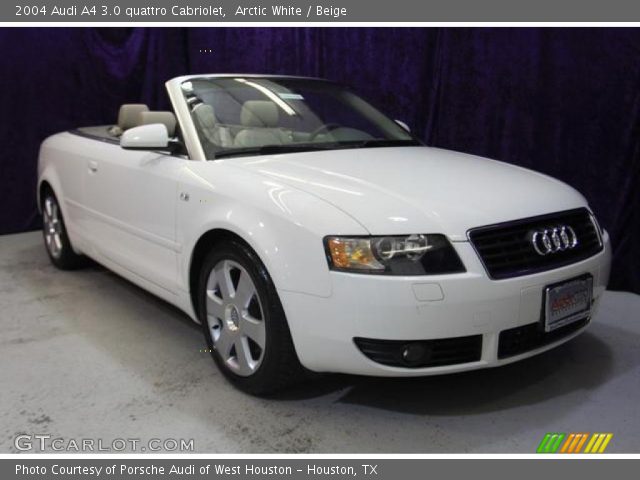2004 Audi A4 3.0 quattro Cabriolet in Arctic White