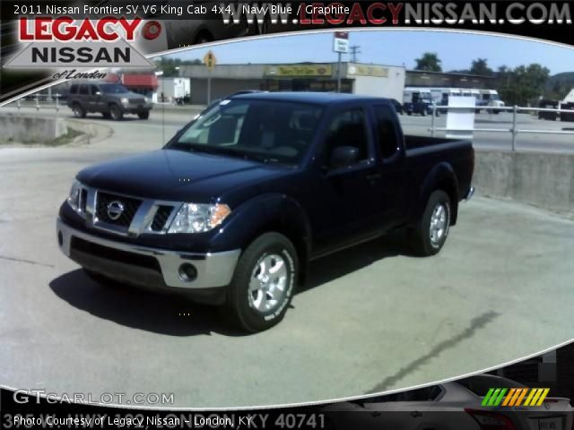 2011 Nissan Frontier SV V6 King Cab 4x4 in Navy Blue