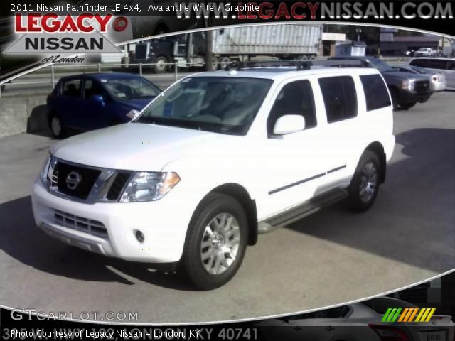 2011 Nissan Pathfinder LE 4x4 in Avalanche White
