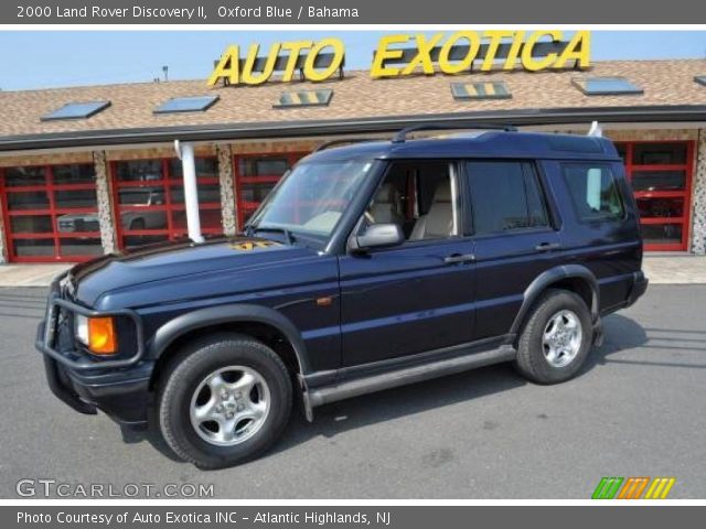 2000 Land Rover Discovery II  in Oxford Blue