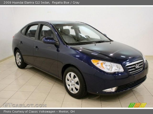 2009 Hyundai Elantra GLS Sedan in Regatta Blue