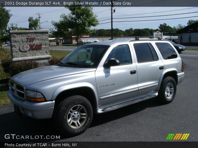 Bright Silver Metallic 2001 Dodge Durango Slt 4x4 Dark