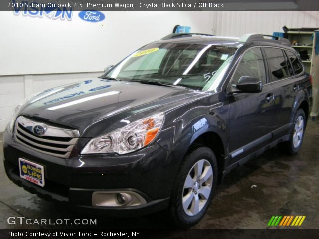 Subaru Outback 2010 Black. Crystal Black Silica 2010