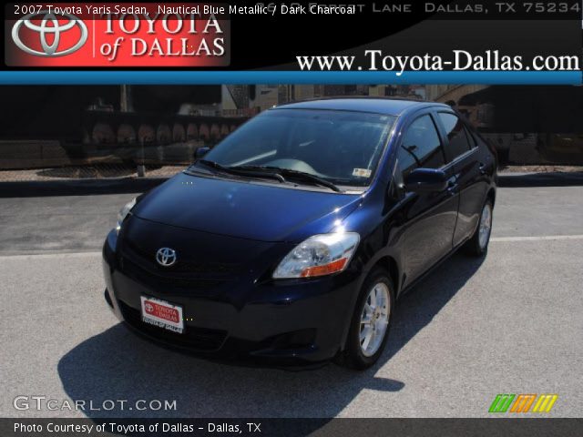 2007 Toyota Yaris Sedan in Nautical Blue Metallic