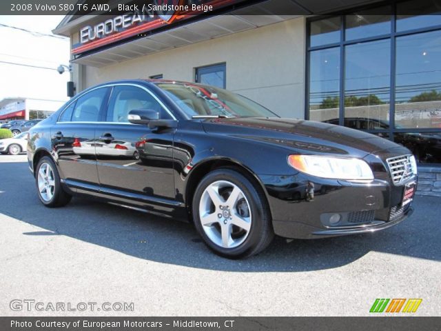 2008 Volvo S80 T6 AWD in Black