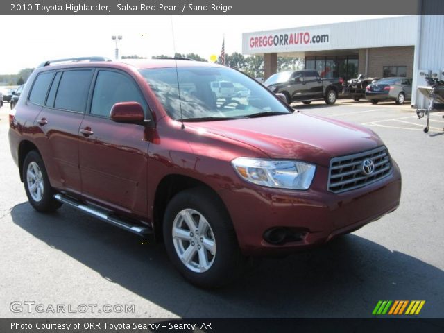 2010 Toyota Highlander  in Salsa Red Pearl