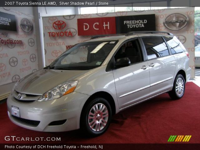 2007 Toyota Sienna LE AWD in Silver Shadow Pearl