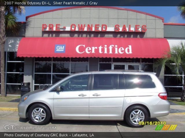 2007 Honda Odyssey EX-L in Silver Pearl Metallic