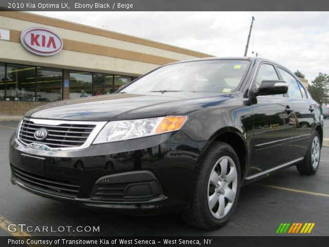 2010 Kia Optima LX in Ebony Black