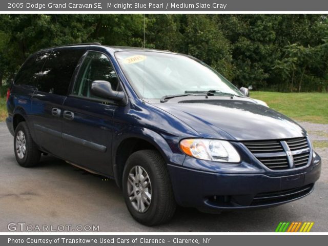 2005 Dodge Grand Caravan SE in Midnight Blue Pearl