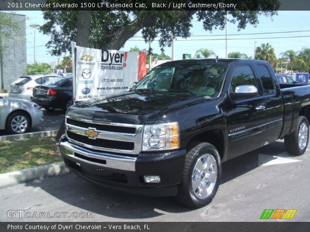 2011 Chevrolet Silverado 1500 LT Extended Cab in Black