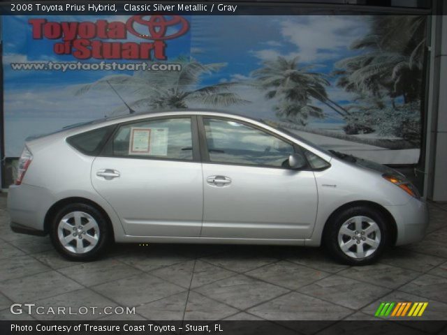 2008 Toyota Prius Hybrid in Classic Silver Metallic