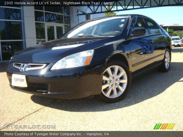 2005 Honda Accord LX V6 Sedan in Nighthawk Black Pearl