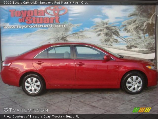 2010 Toyota Camry LE in Barcelona Red Metallic