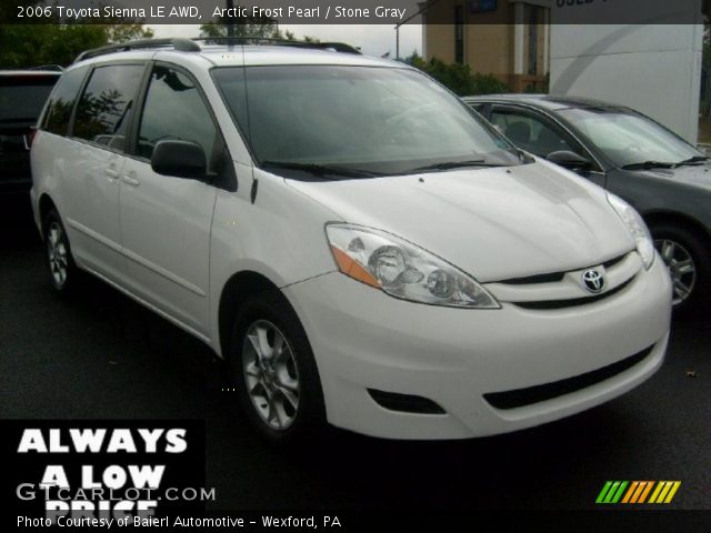 2006 Toyota Sienna LE AWD in Arctic Frost Pearl
