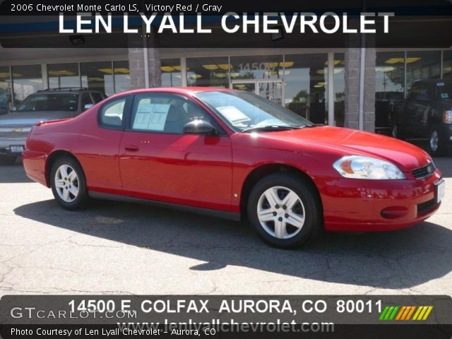 2006 Chevrolet Monte Carlo LS in Victory Red