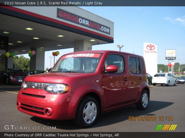 2010 Nissan Cube 1.8 S in Scarlet Red Metallic