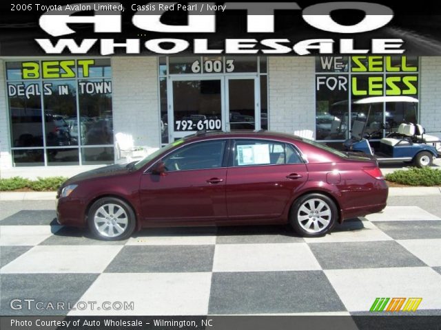 2006 Toyota Avalon Limited in Cassis Red Pearl