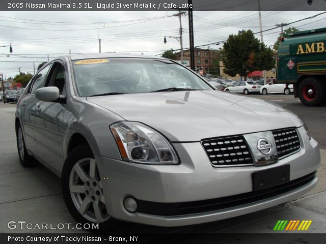 2005 Nissan Maxima 3.5 SL in Liquid Silver Metallic