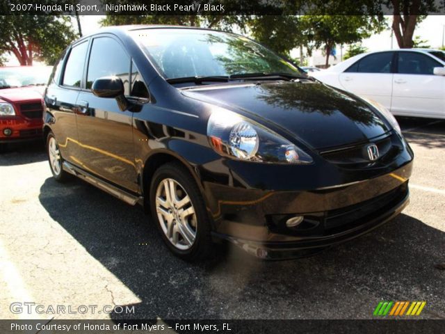 2007 Honda Fit Sport in Nighthawk Black Pearl