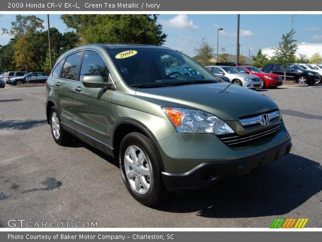 2009 Honda CR-V EX-L in Green Tea Metallic