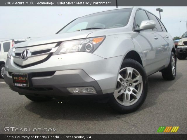 2009 Acura MDX Technology in Billet Silver Metallic