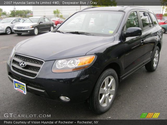 2007 Hyundai Santa Fe Limited 4WD in Deepwater Blue