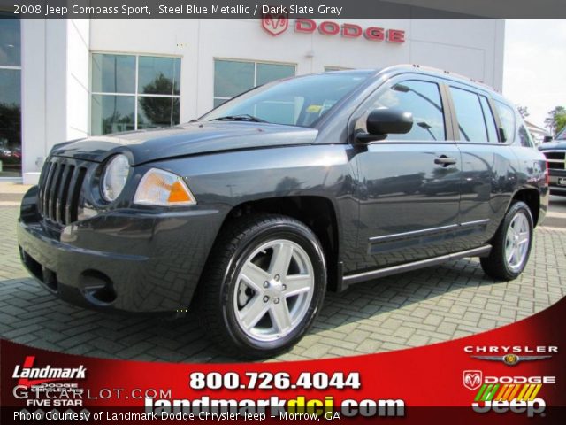 2008 Jeep Compass Sport in Steel Blue Metallic