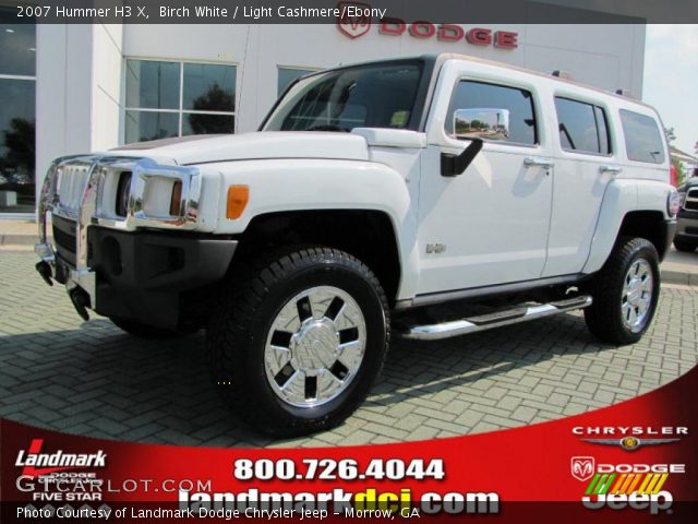 2007 Hummer H3 X in Birch White