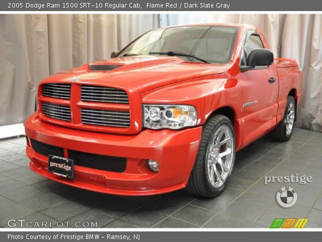 2005 Dodge Ram 1500 SRT-10 Regular Cab in Flame Red
