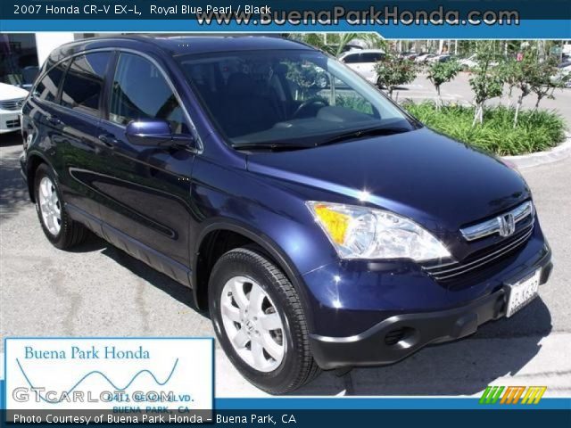 2007 Honda CR-V EX-L in Royal Blue Pearl