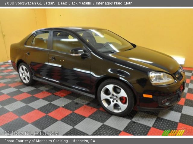 2008 Volkswagen GLI Sedan in Deep Black Metallic