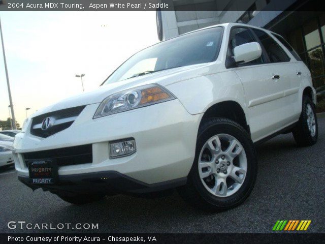 2004 Acura MDX Touring in Aspen White Pearl