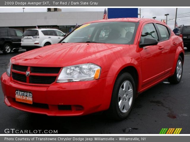 2009 Dodge Avenger SXT in Tor Red