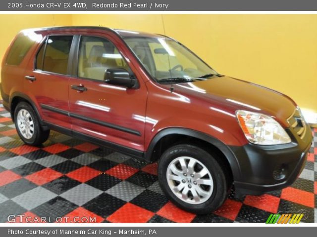 2005 Honda CR-V EX 4WD in Redondo Red Pearl