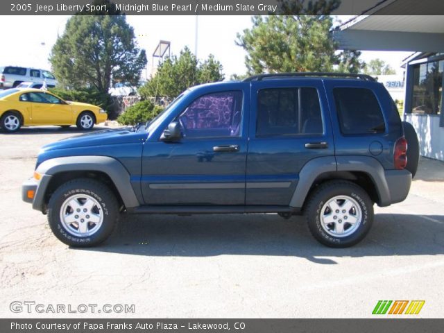 2005 Jeep Liberty Sport in Midnight Blue Pearl