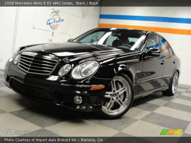2008 Mercedes-Benz E 63 AMG Sedan in Black