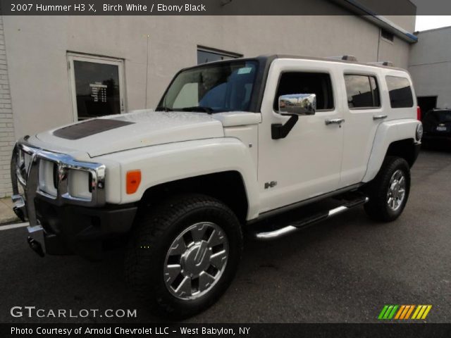 2007 Hummer H3 X in Birch White